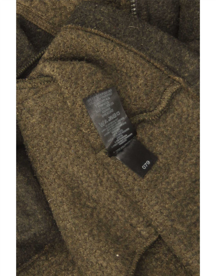 Jachetă fleece pentru femei Marks & Spencer UK 18 XL Kaki Poliester