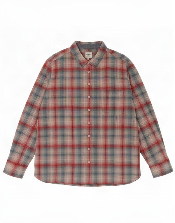 Cămașă de flanel pentru femei Fat Face UK 24 4XL Bumbac cu check multicolor