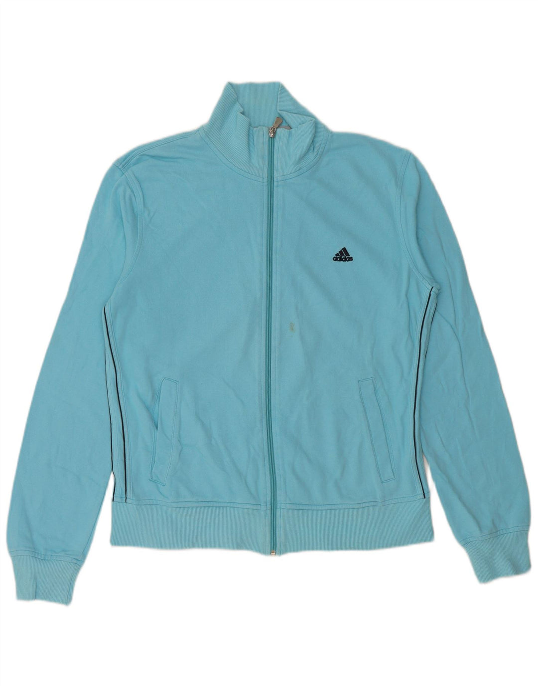 Jachetă de trening pentru femei ADIDAS EU 44/46 Bumbac albastru mare