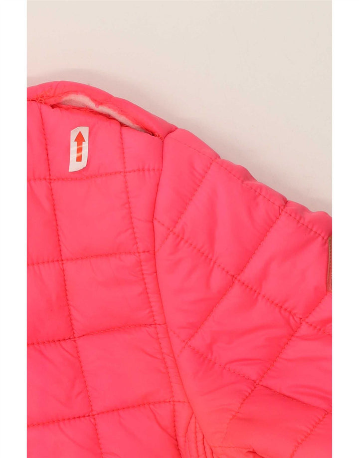 Jachetă căptușită Superdry pentru femei UK 14 Medium roz poliester Sport