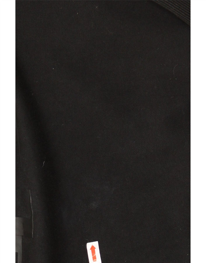 CALVIN KLEIN JEANS Pulover cu grafic pentru femei UK 16 Large Negru