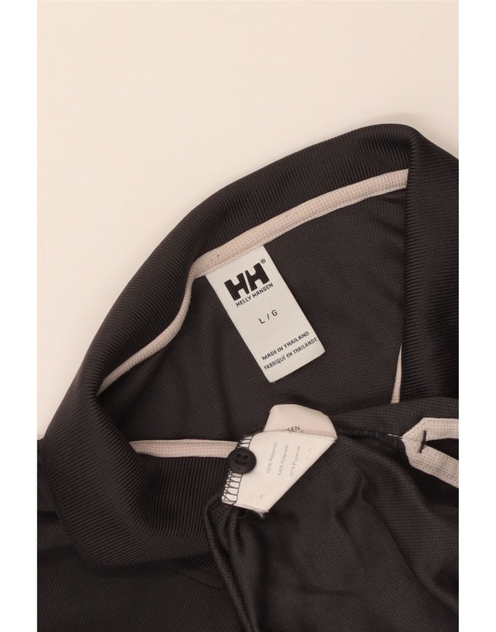 Helly Hansen tricou polo pentru bărbați, mare, gri din poliamidă