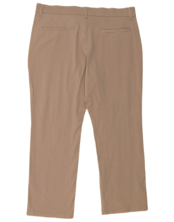 Pantaloni casual drepti pentru femei Marks & Spencer UK 18 XL W38 L26 gri