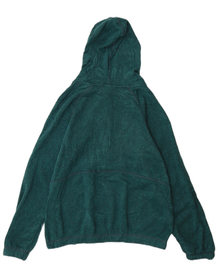 Pulover pentru femei Eddie Bauer cu gât cu nasturi, UK 14 Poliester verde mediu