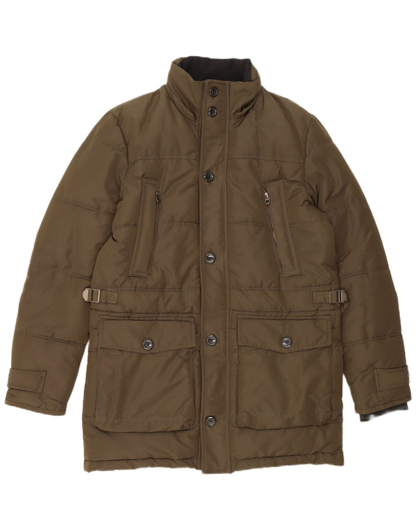 Jachetă căptușită pentru bărbați Zara UK 38 Medium Khaki