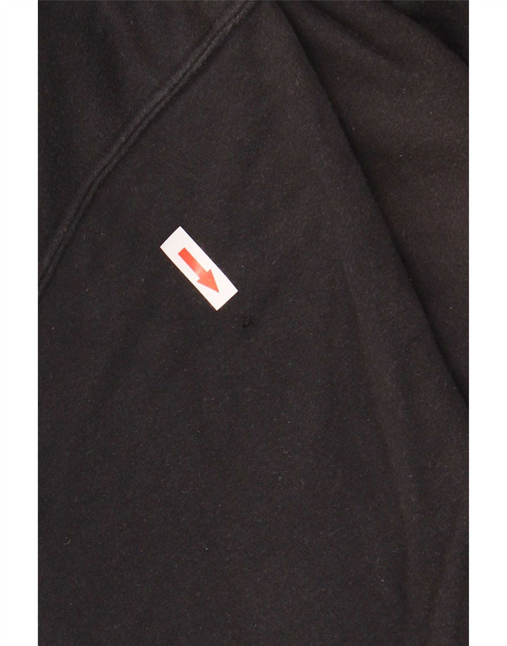 Pulover Nike Grafic pentru bărbați, bumbac mediu negru