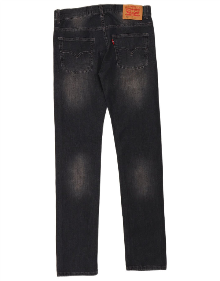 Jeans skinny pentru fete LEVI'S 510 13-14 ani W30 L30 bumbac negru