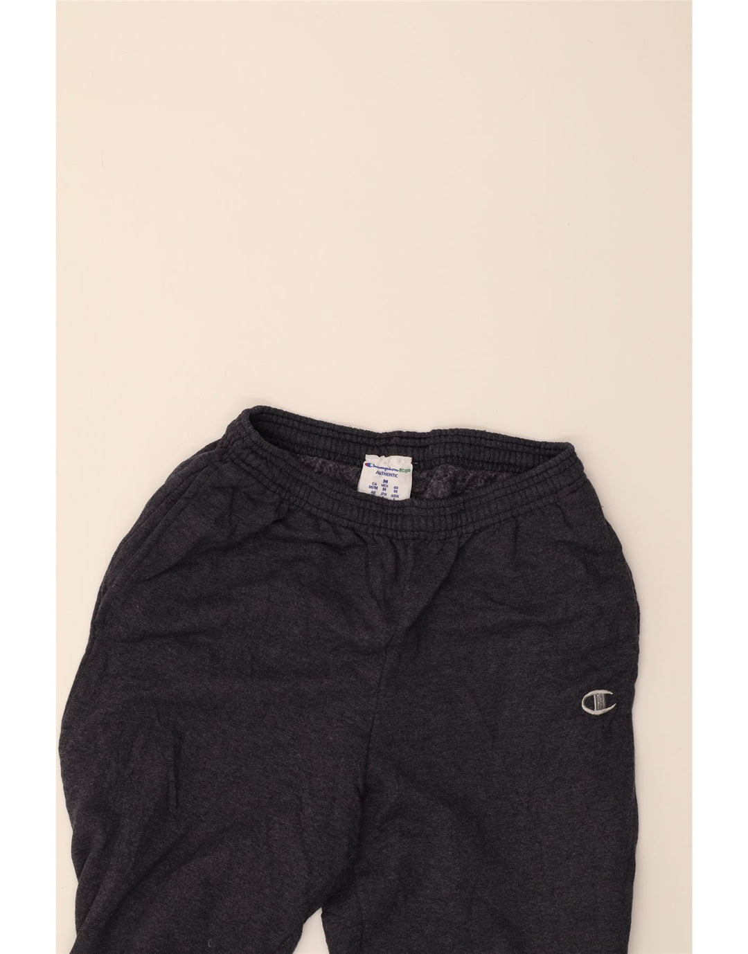 CHAMPION Mens Tracksuit Trousers Joggers Medium Navy Blue Cotton Vintage Champion and Second-Hand Champion from Messina Hembry 