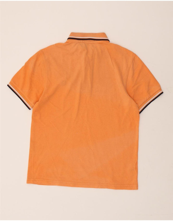 FRED PERRY Tricou polo pentru bărbați, bumbac portocaliu mic
