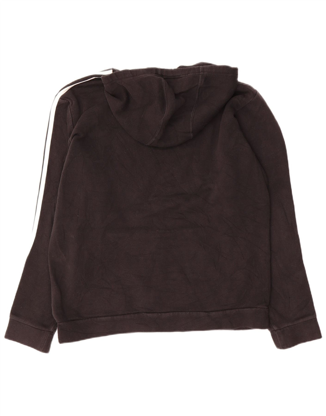 Pulover cu glugă cu grafic pentru bărbați Adidas, bumbac mediu negru