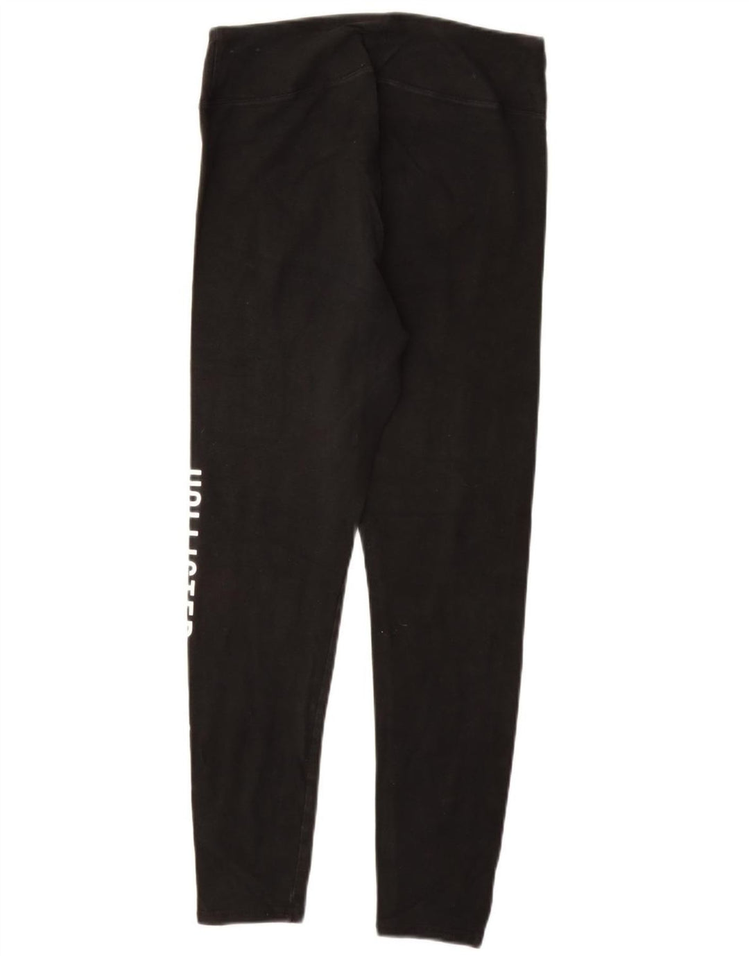 Leggings grafic HOLLISTER pentru femei UK 14, mare, negru, bumbac