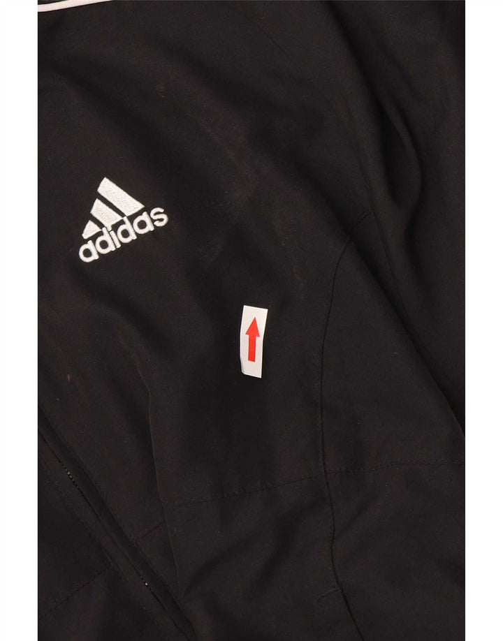 Jachetă de trening pentru băieți Adidas 13-14 ani, poliester negru