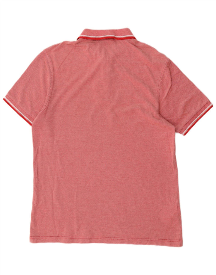 Cămașă polo Fred Perry pentru bărbați, bumbac roșu mediu
