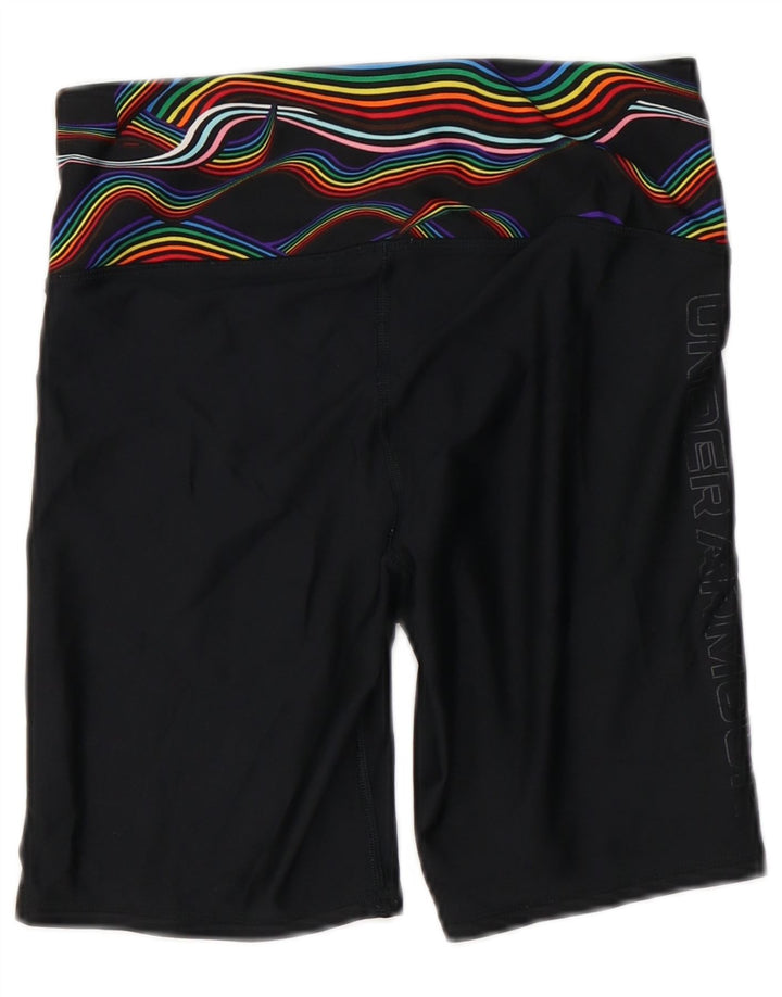 Pantaloni scurti sport Under Armour pentru femei Heat Gear UK 12 Poliester mediu negru