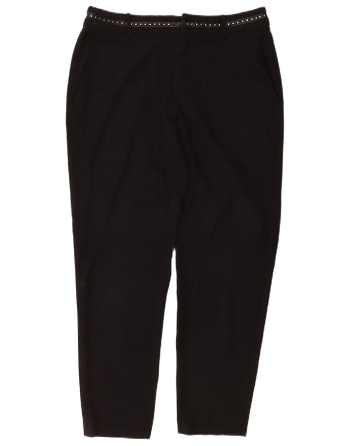 Pantaloni chino slim pentru femei Guess UK 16 Large Black