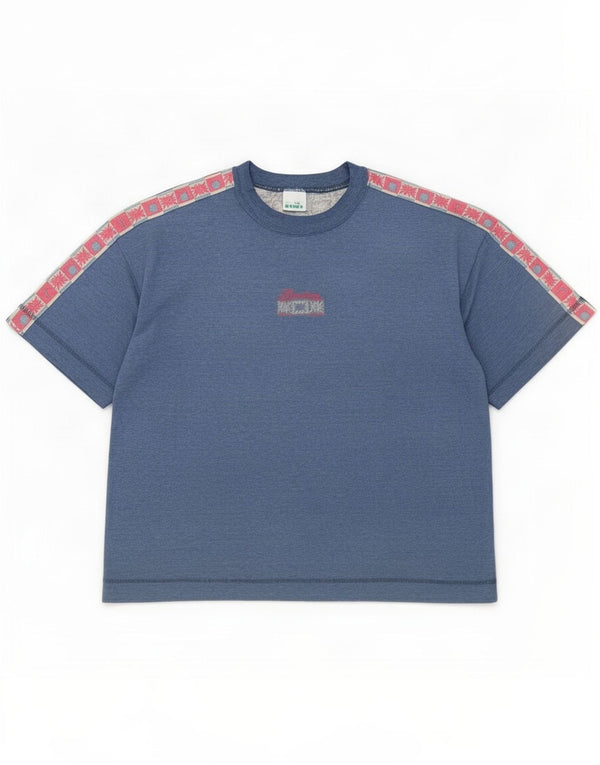 Tricou grafic Diadora pentru femei Top UK 14 Medium Bleumarin Bumbac