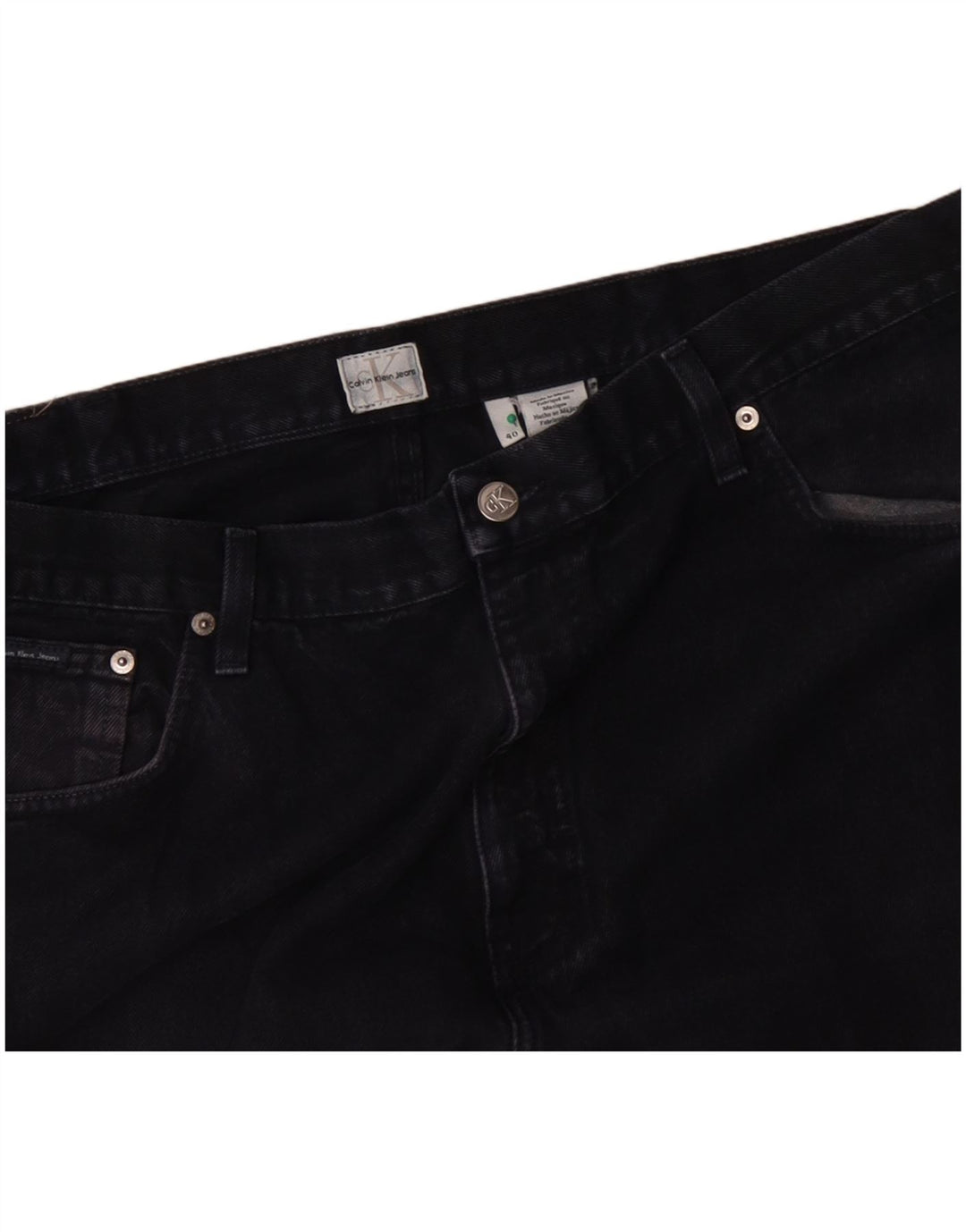 Blugi largi pentru bărbați CALVIN KLEIN L40 L27 Bumbac bleumarin