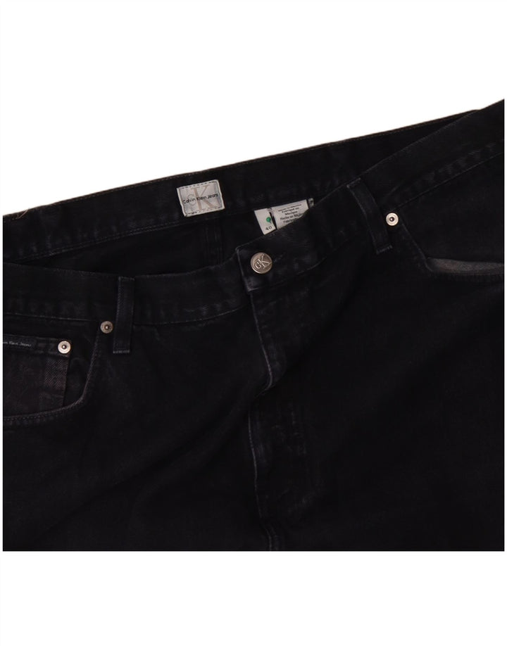 Blugi largi pentru bărbați CALVIN KLEIN L40 L27 Bumbac bleumarin