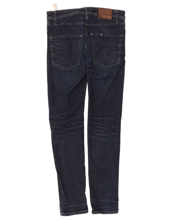 Blugi Jack & Jones GLENN Slim pentru bărbați W32 L32 bumbac bleumarin