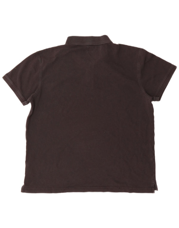 Cămașă polo LEVI'S pentru bărbați, cu tăiere standard, XL, bumbac negru