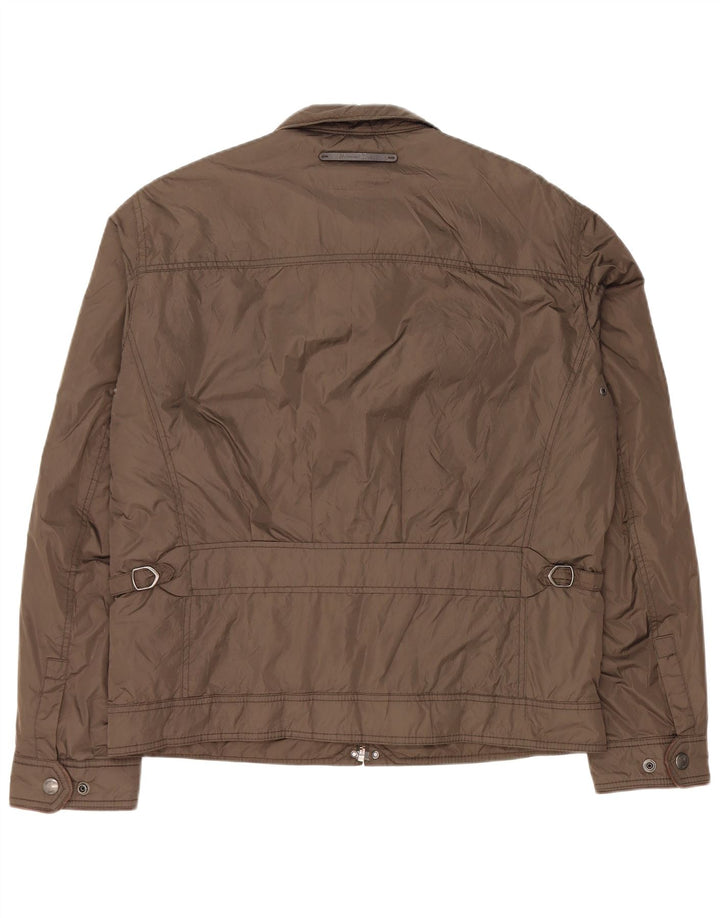 Massimo Dutti Jachetă Bomber pentru bărbați UK 42 XL Maro Nylon