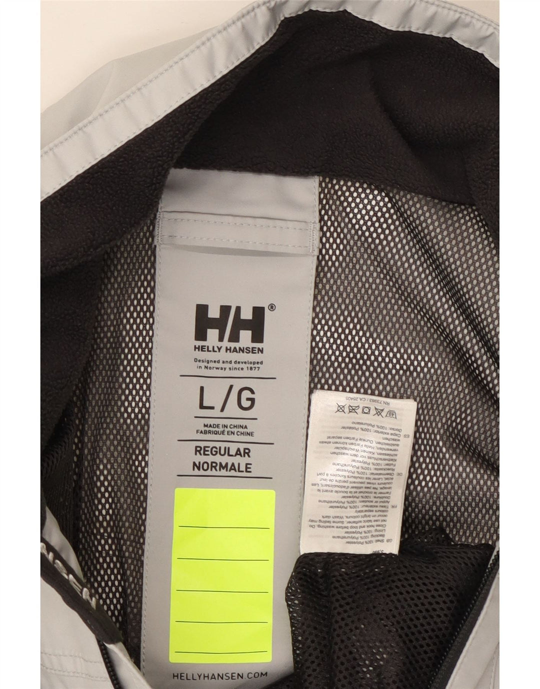 Jachetă de ploaie grafică pentru bărbați Helly Hansen UK 40, mare, gri, poliester