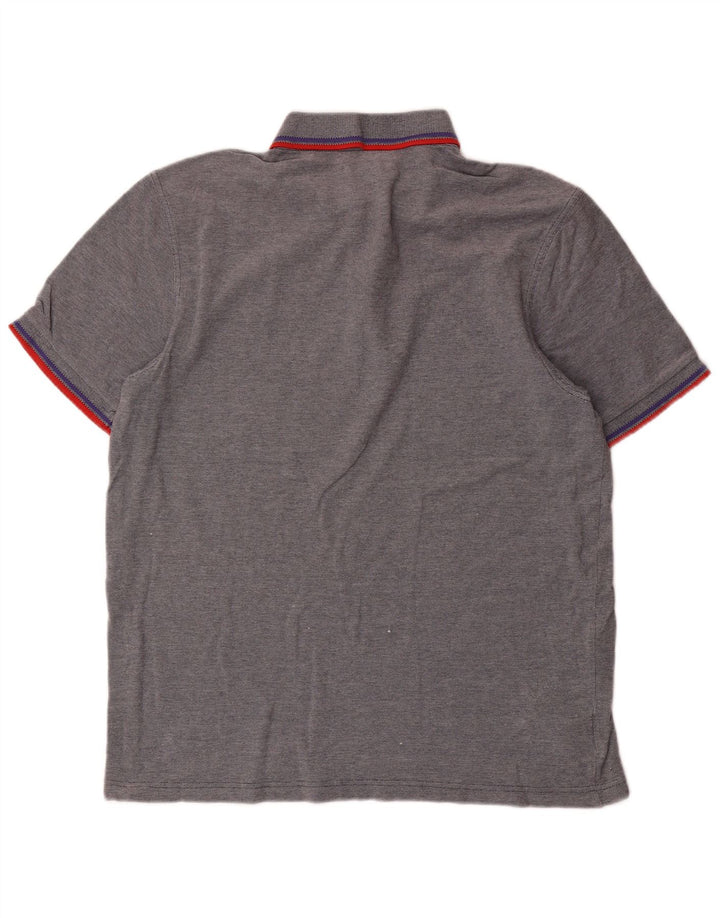 Cămașă polo Fred Perry pentru bărbați, bumbac cu dungi gri mari