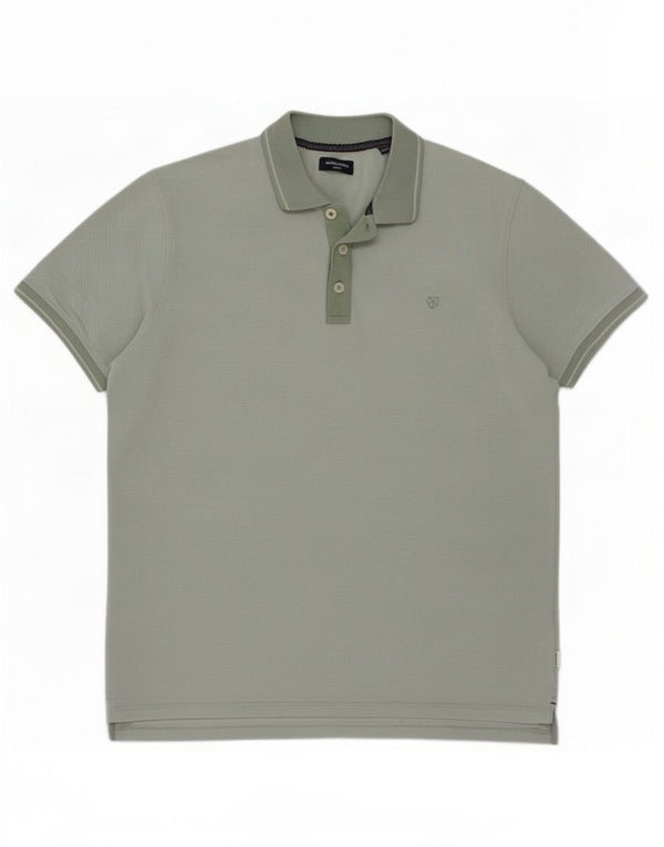 Tricou polo Jack & Jones pentru bărbați XL bumbac verde