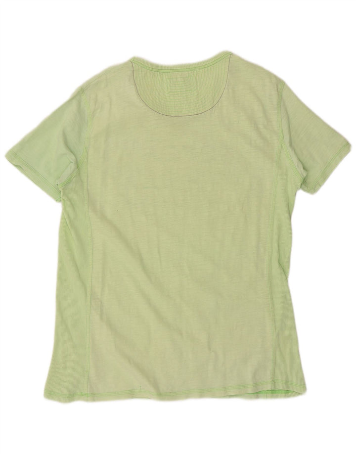 PEPE JEANS Mens Graphic T-Shirt Top 2XL Green Cotton