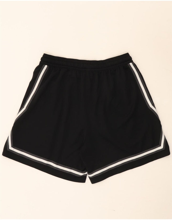 Pantaloni scurți sport Nike pentru bărbați Brooklyn Nets, mari, negru, cu dungi
