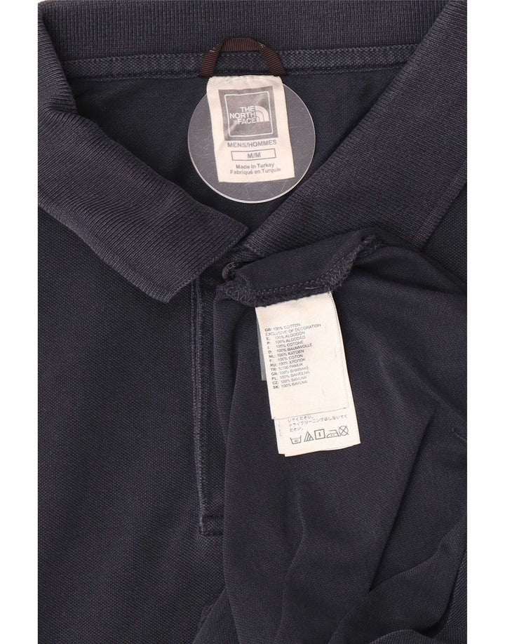 Tricou polo pentru bărbați The North Face, bumbac, albastru bleumarin mediu