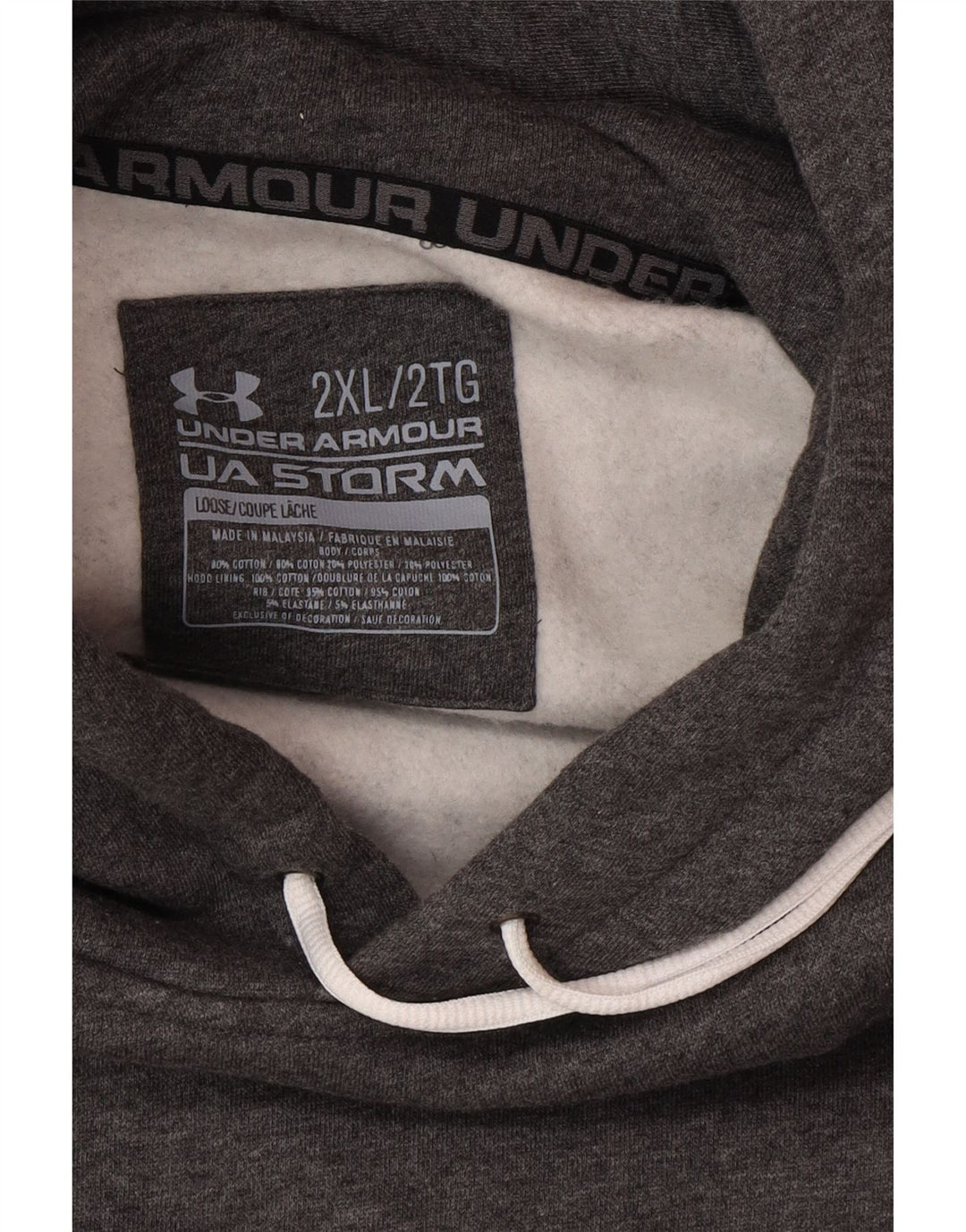 Pulover pentru bărbați UNDER ARMOUR, 2XL, bumbac gri