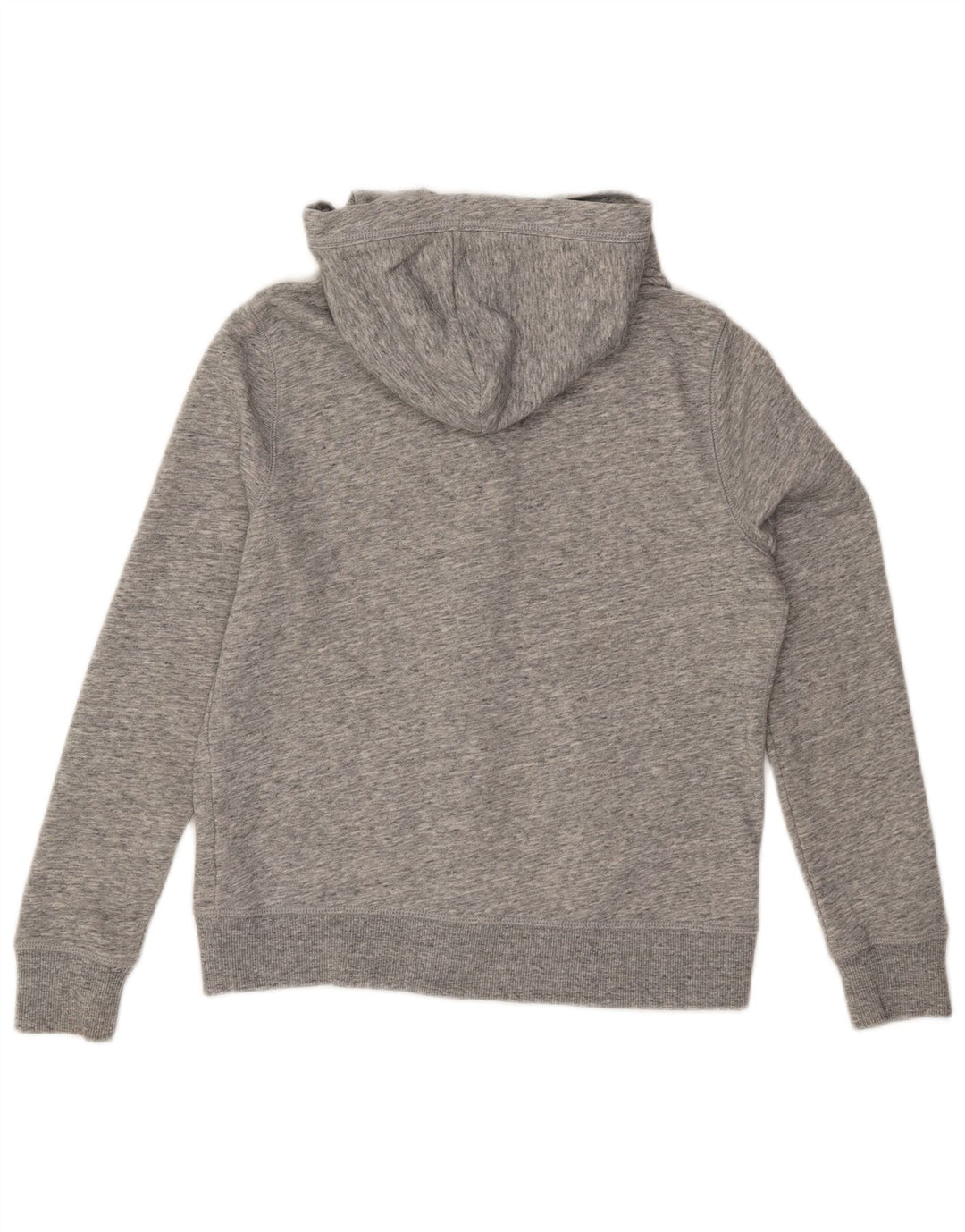 TOMMY HILFIGER Pulover supradimensionat cu capota cu fermoar pentru femei UK 10 Small Gri