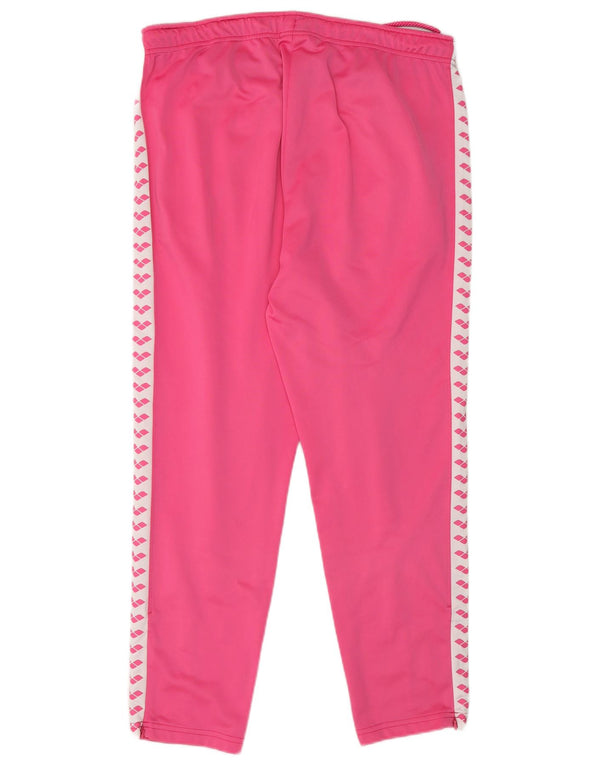 ARENA Pantaloni de trening grafic pentru femei UK 14 Medium Pink Colorblock