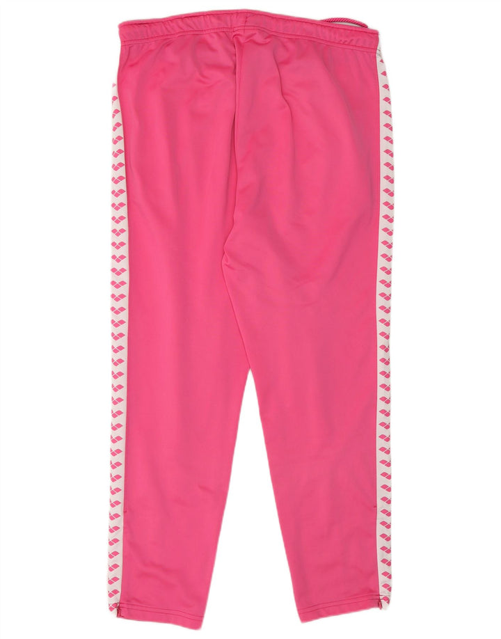 ARENA Pantaloni de trening grafic pentru femei UK 14 Medium Pink Colorblock