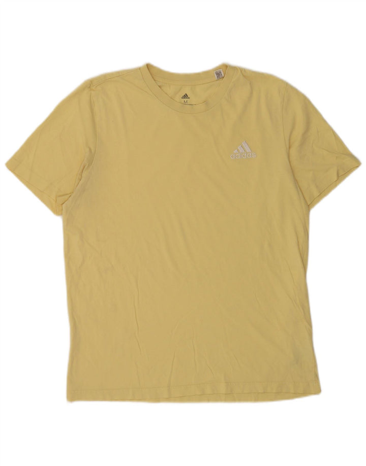 Tricou pentru bărbați Adidas Top Bumbac galben mediu