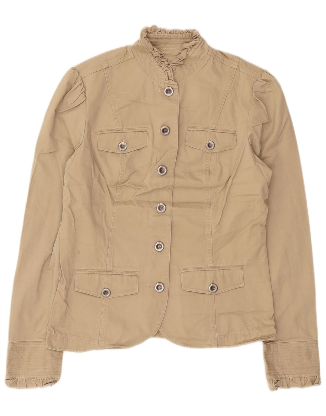 Jachetă pentru femei Eddie Bauer Tall Blazer UK 12 Medium Beige Bumbac