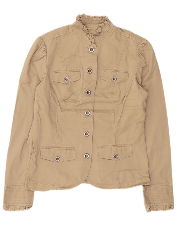 Jachetă pentru femei Eddie Bauer Tall Blazer UK 12 Medium Beige Bumbac
