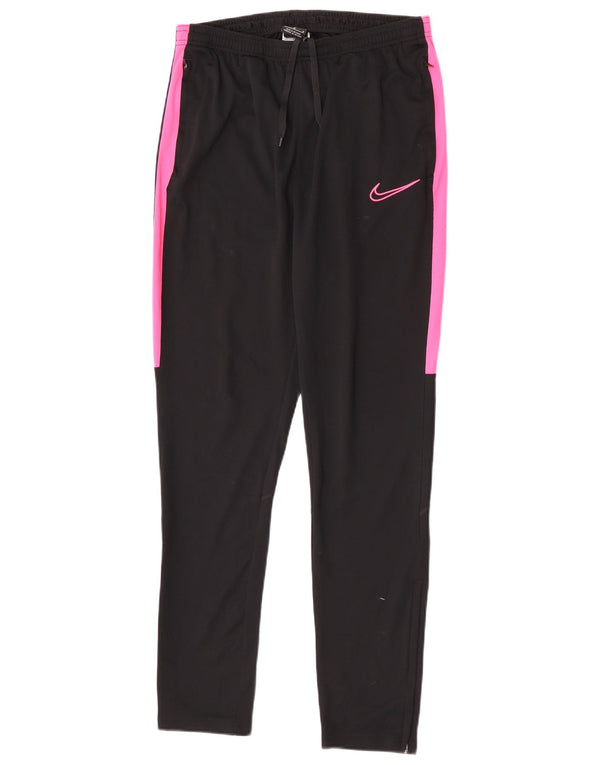 Pantaloni de trening Nike Dri Fit pentru femei UK 14 Medium Black Colorblock