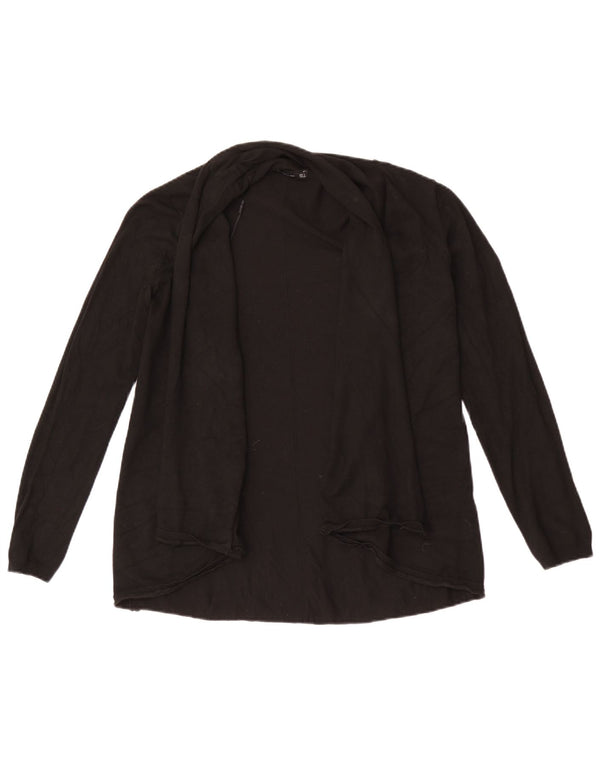 Pulover cardigan deschis pentru femei Zara UK 14 mare negru