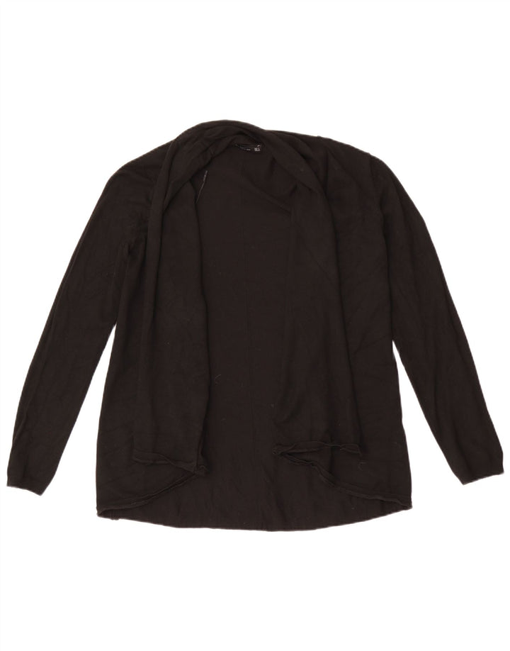 Pulover cardigan deschis pentru femei Zara UK 14 mare negru