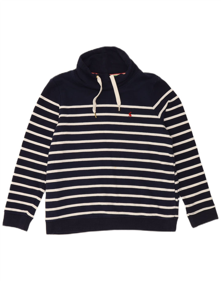 JOULES Pulover supradimensionat pentru femei UK 10 Mic bleumarin cu dungi
