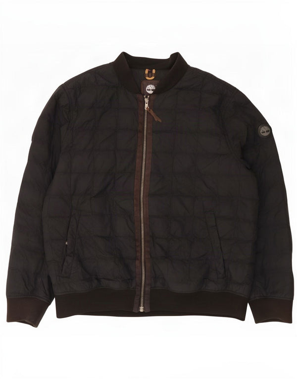 Jachetă căptușită pentru bărbați Timberland UK 42 XL Nylon negru