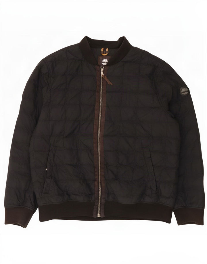 Jachetă căptușită pentru bărbați Timberland UK 42 XL Nylon negru