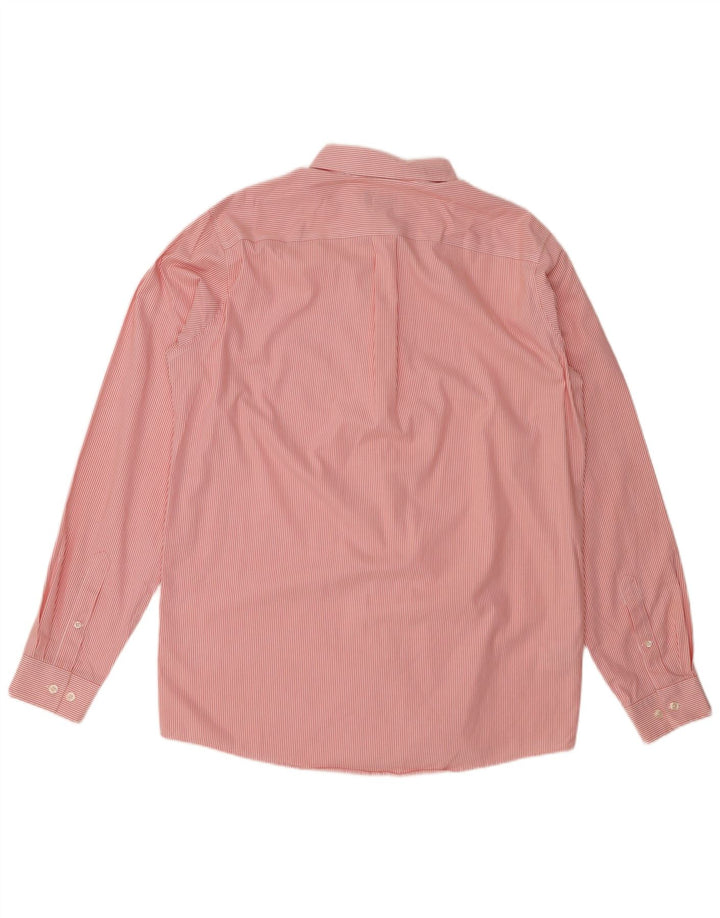 Cămașă pentru bărbați Eddie Bauer, înaltă, relaxată, din bumbac cu dungi roșii