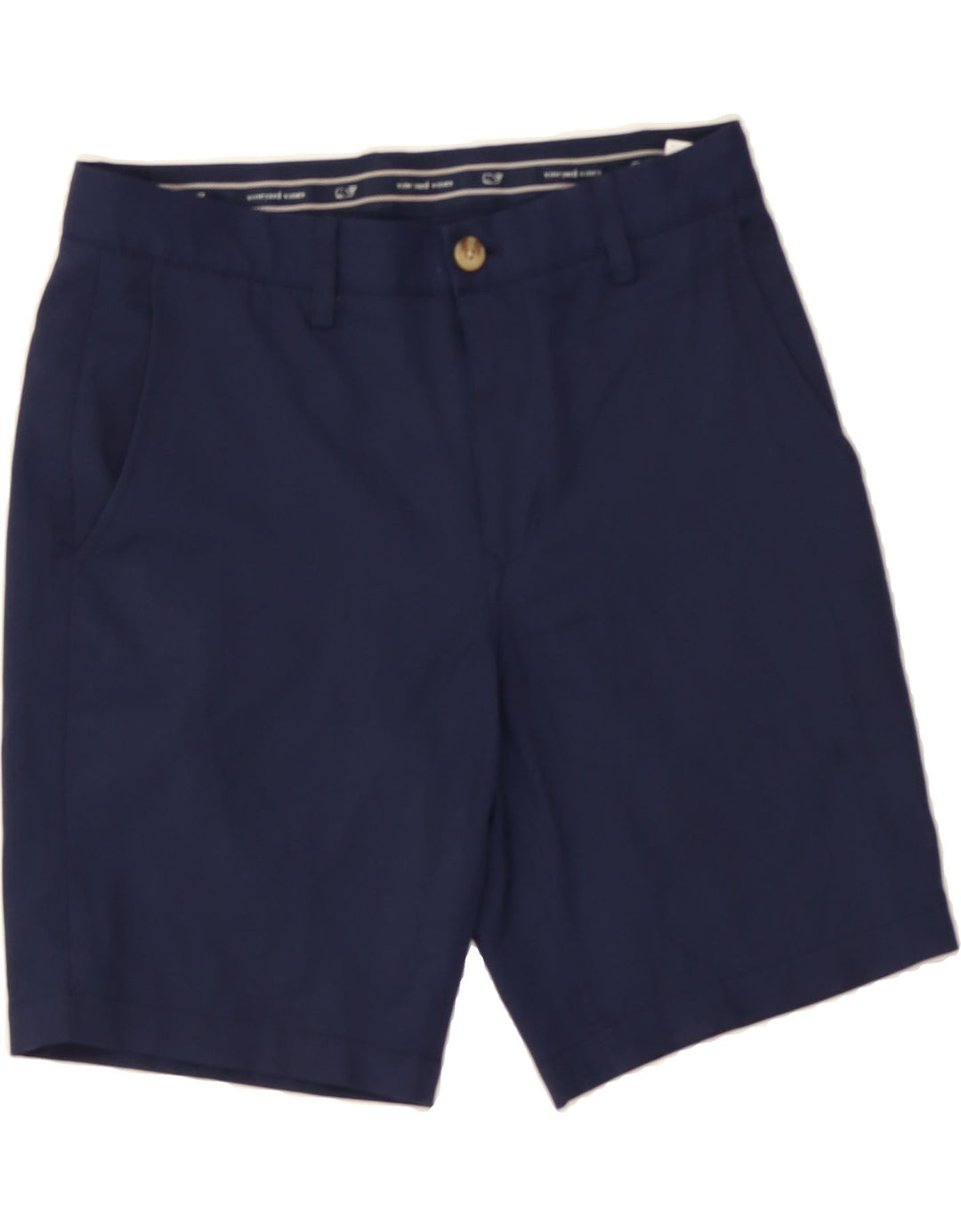 VINEYARD VINES Mens Chino Shorts W30 Medium  Navy Blue Polyester Vintage Vineyard Vines and Second-Hand Vineyard Vines from Messina Hembry 