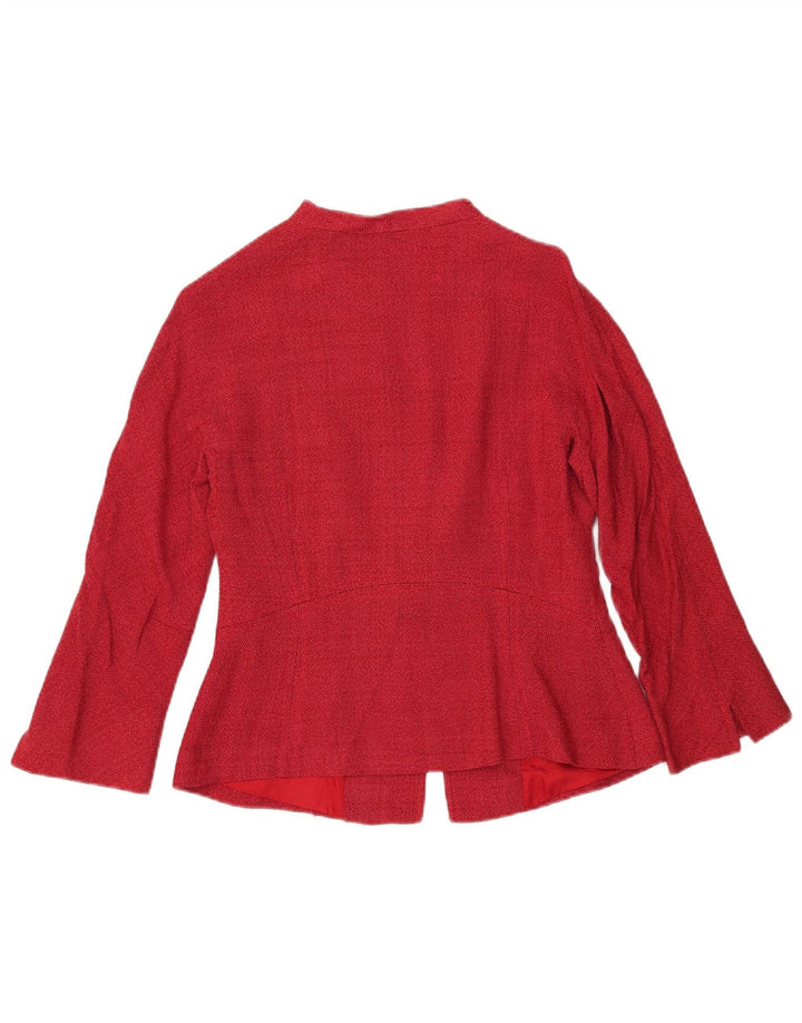 Jachetă Blazer Femei Zara EU 40 Roșu Mediu Rayon