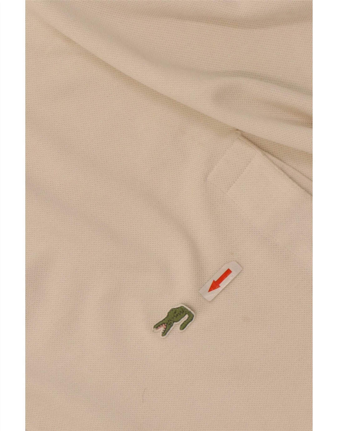 Tricou polo pentru bărbați Lacoste Mărimea 6 XL Alb