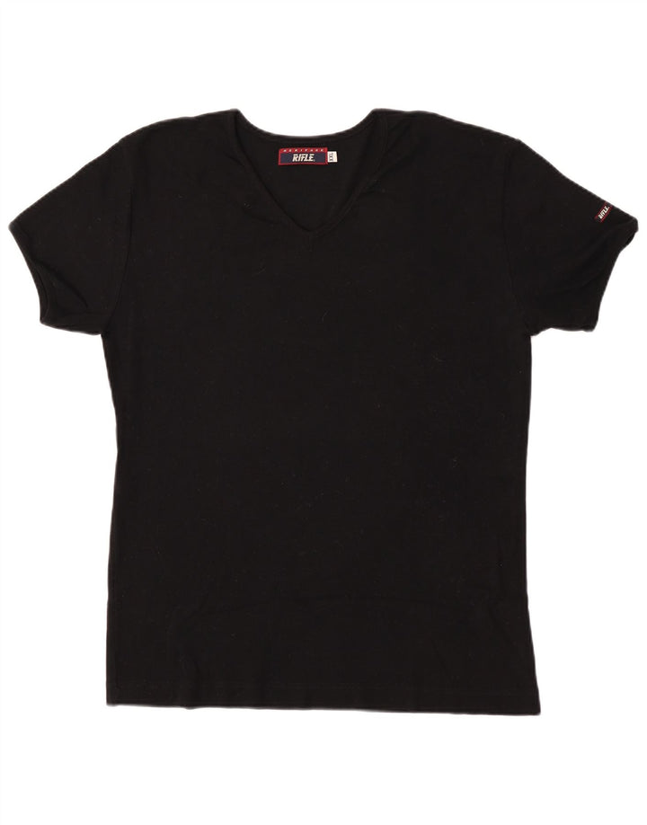Tricou pentru bărbați Rifle Top 2XL bumbac negru