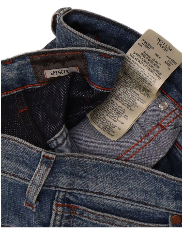 Blugi pentru bărbați Wrangler Spencer Slim W31 L30 Bumbac albastru
